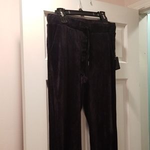 Velvet black pants